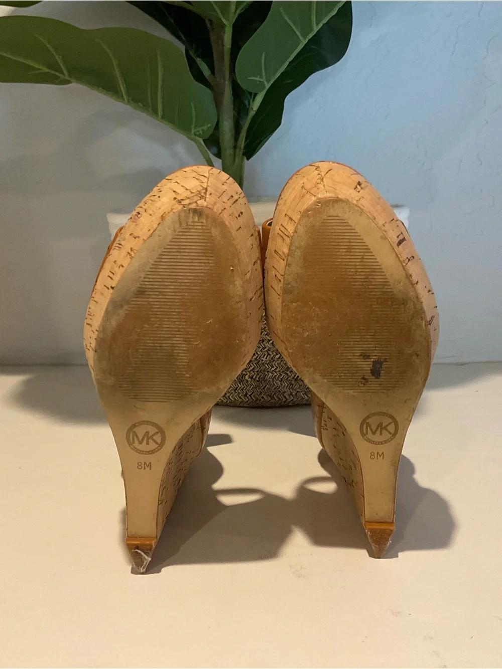 MICHAEL Michael Kors Tan Wedge Sandals